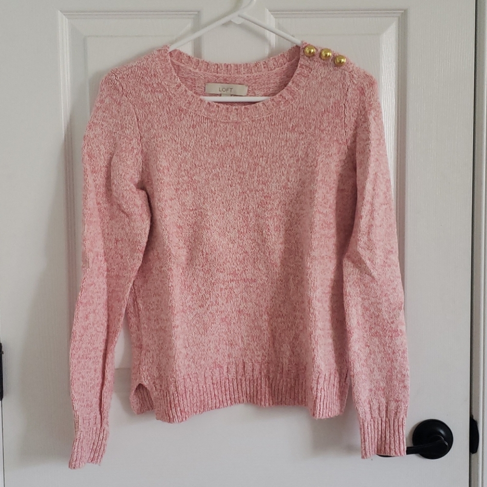 LOFT Button Detail Sweater